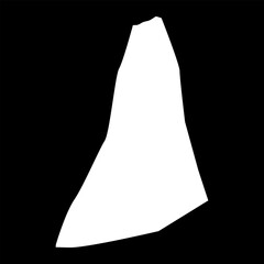 Jafara district map, administrative division of Libya. Vector illustration.