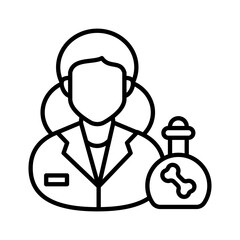 Medical Outline Icon, Vector illustration