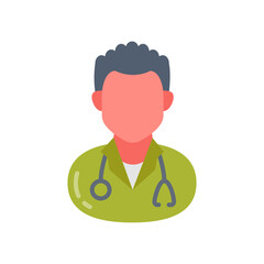 General Doctor Flat Icons, Vector illustration