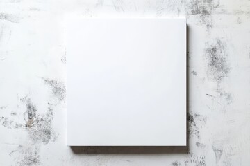 Square Brochure Mockup: White Empty Booklet for Presentation Design