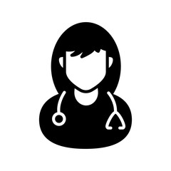 Therapy Assistant Glyph Icon, Vector illustration