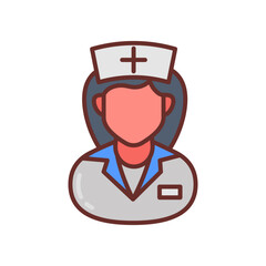 Care Taker Filled Icons , Vector illustration