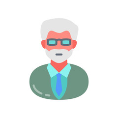 Bioethicist Flat Icons, Vector illustration