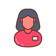 Clinical Pharmacist Filled Icons , Vector illustration