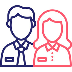 Obraz premium Staff Icon