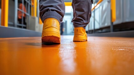 Anti-skid coating, highlighting durable and effective surface treatments designed to provide slip-resistant protection in work environments