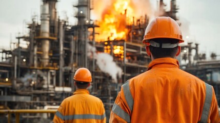 Hazard safety in factories, focusing on identifying and mitigating potential dangers in an industrial work environment