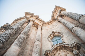 old town church in Sicily