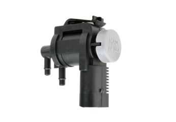 Solenoid valve with tubes in the fuel tank ventilation system or car crankcase gases. catalog of spare parts for vehicles.