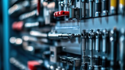 LOTO system for machinery, showcasing tools and protocols that ensure machinery remains securely locked out during maintenance