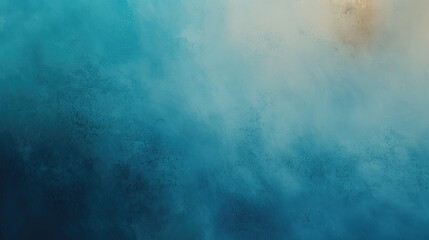 Obraz premium Soft hues of blue and gold merge seamlessly to evoke a sense of peace and wonder. The ethereal backdrop suggests a serene morning, inviting reflection and inspiration in every glance