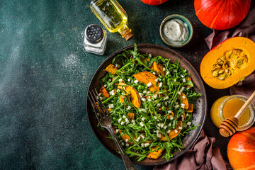 Autumn pumpkin salad