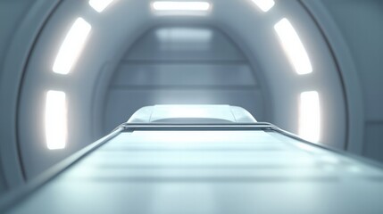 Obraz premium Exploring the Intricate Design of a Modern Medical Imaging Room with Advanced Technology