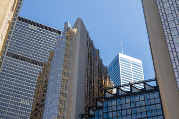 Fototapeta premium Hochhauser in einer Großstadt