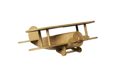 나무 우드 프로펠러 비행기 Wood Propeller Airplane