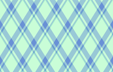 Argyle pattern of geometric rhombus. Harlequin check wallpaper design. Classic diamond shaped textile material for web background, print fabric clothing, sweater, wrapping paper, gift card, invitation