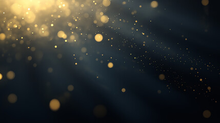Elegant background design featuring golden particles and textures

