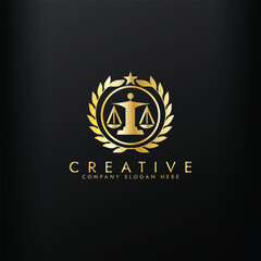 Revolution justice logo concept, Law firm logo design, Lawyer logo vector template