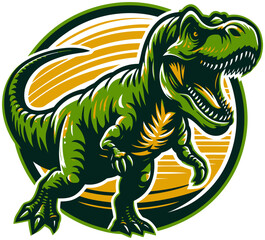 Fototapeta premium Dinosaur vector and illustration.