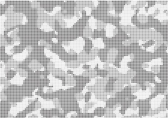 Abstract halftone background. Military camouflage effect dot seamless pattern texture. Dotted background as design element.