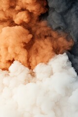 Soft Peach and Cream Smoke Blends in Warm Hues