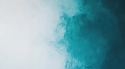 Fototapeta premium Teal and Mint Green Abstract Blur Background