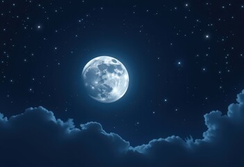 Fototapeta premium sky with moon