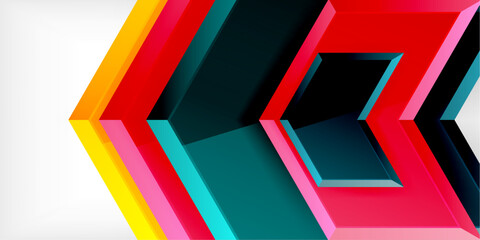 Arrow technology and business concept background. Vector Illustration For Wallpaper, Banner, Background, Card, Book Illustration, landing page