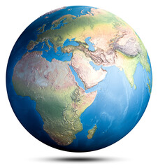 World globe - planet Earth 3d