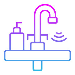 Obraz premium Smart Sink Icon