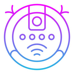 Obraz premium Robot Vacuum Icon