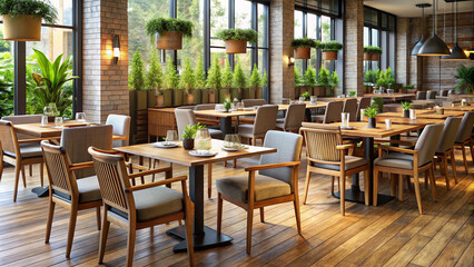 Fototapeta premium restaurant in the city