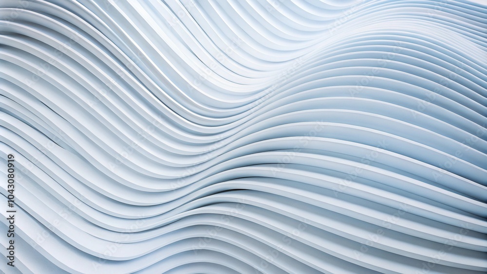 Aufkleber plastic decorative panels. finishing plates. white silver soft wavy universal background for busines