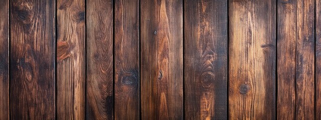 Obraz premium A close-up of wooden planks showcasing rich textures and colors.