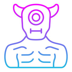 Cyclop Monster Icon