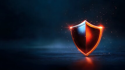 Fototapeta premium Dynamic shield design for protection concepts