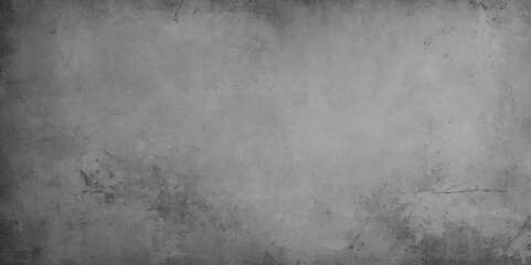 Old wall texture cement dirty gray with black background abstract grey and silver color design are light with white background.