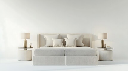 modern living room with sofa