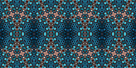 Seamless abstract pattern. the texture of the art is symmetrical