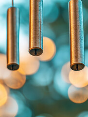 Soothing Wind Chimes in Gentle Evening Light