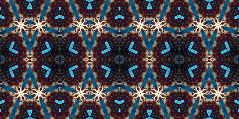 Seamless abstract pattern. the texture of the art is symmetrical