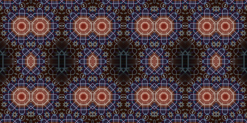 Seamless abstract pattern. the texture of the art is symmetrical