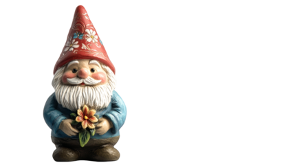 Whimsical purple gnome figurine, a touch of enchantment for home and garden decor