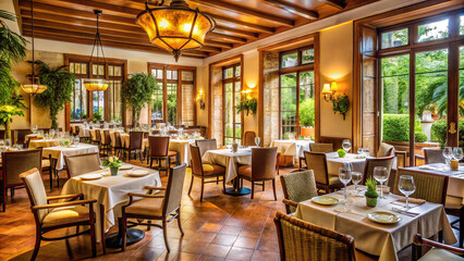 Fototapeta premium interior of restaurant