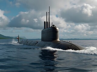 Fototapeta premium an ocean-going submarine