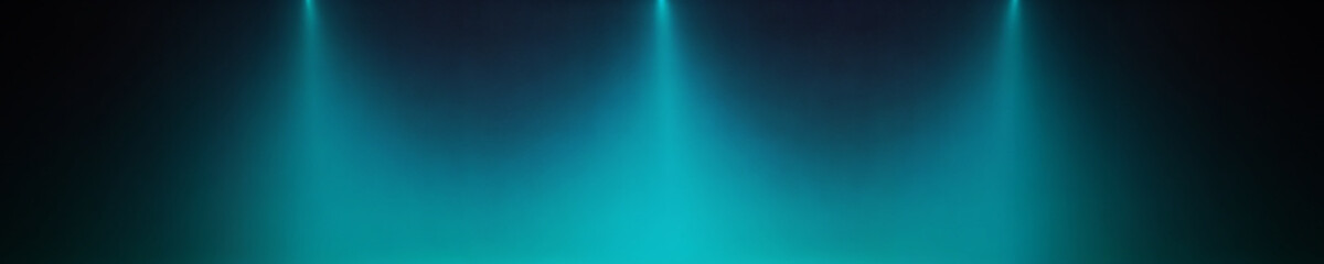 Obraz premium Blue Light Gradient Wall Moody Background
