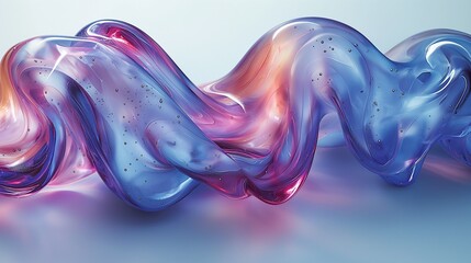 Obraz premium Abstract visualization of fluid dynamics featuring vibrant high-speed liquid currents swirling elegantly in a mesmerizing display of colors and shapes