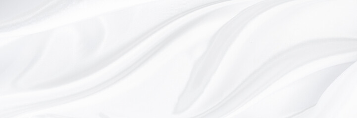 Obraz premium White gray satin texture that is white silver fabric silk background with beautiful soft blur pattern natural.
