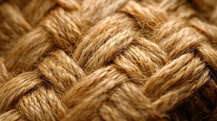Fototapeta premium Close-up texture of bamboo fabric, organic cotton weave, and recycled polyester fibers, emphasizing eco-friendly textiles