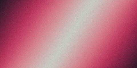 Pink Red white Grainy Gradient Background with Glowing Noise Texture 